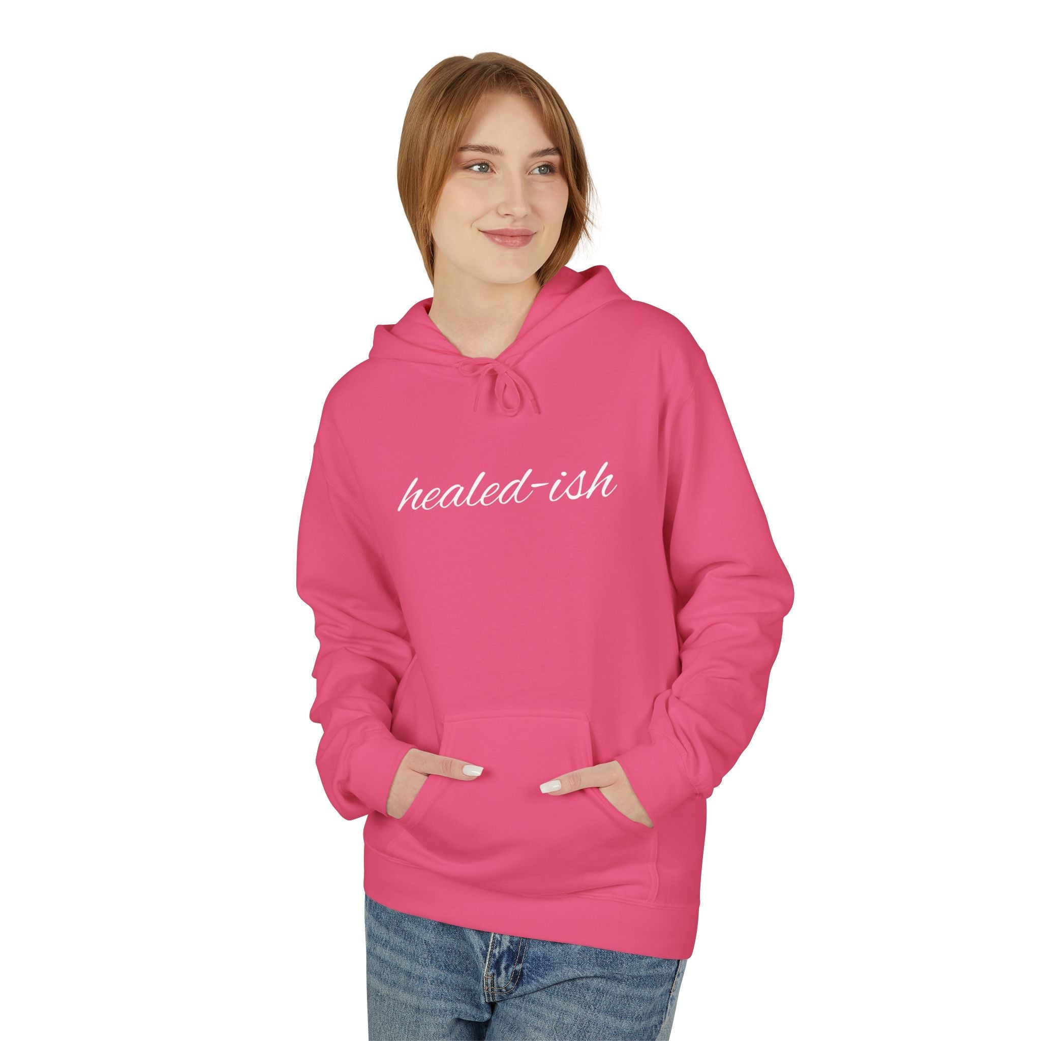 Healed - ish Women Softstyle Fleece Hoodie - Shopping Time Australia - Hoodie