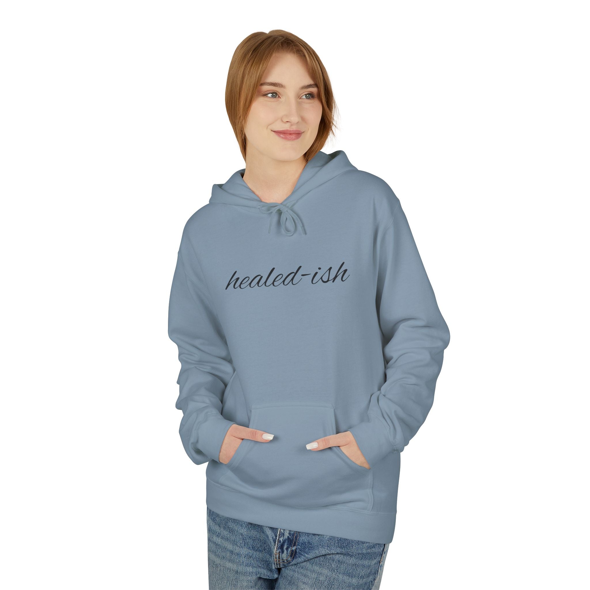 Healed - ish Women Softstyle Fleece Hoodie - Shopping Time Australia - Hoodie