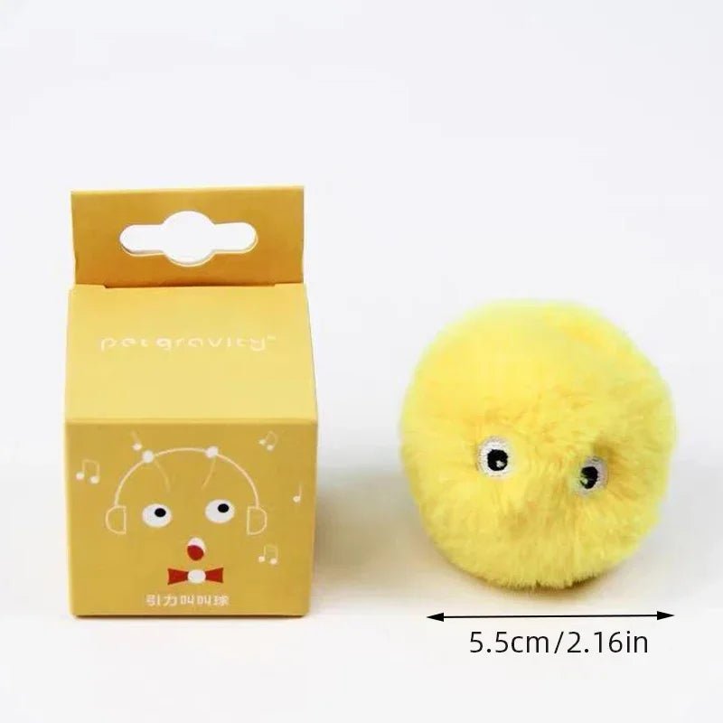 Interactive Plush Cat Toy Ball - Shopping Time Australia