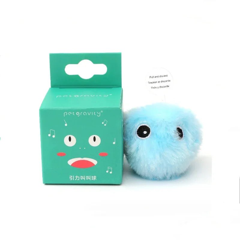 Interactive Plush Cat Toy Ball - Shopping Time Australia