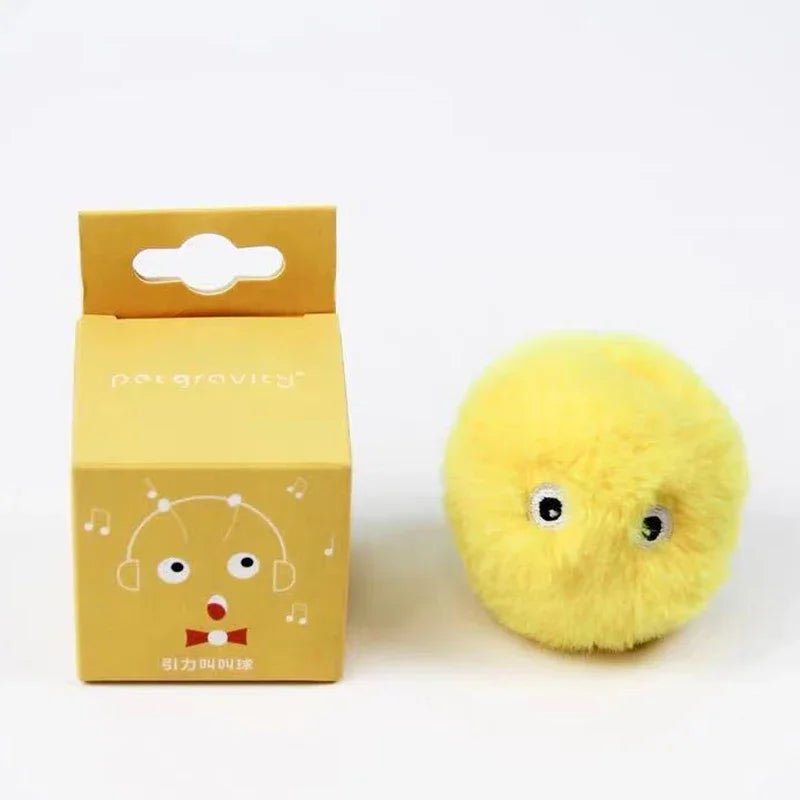 Interactive Plush Cat Toy Ball - Shopping Time Australia