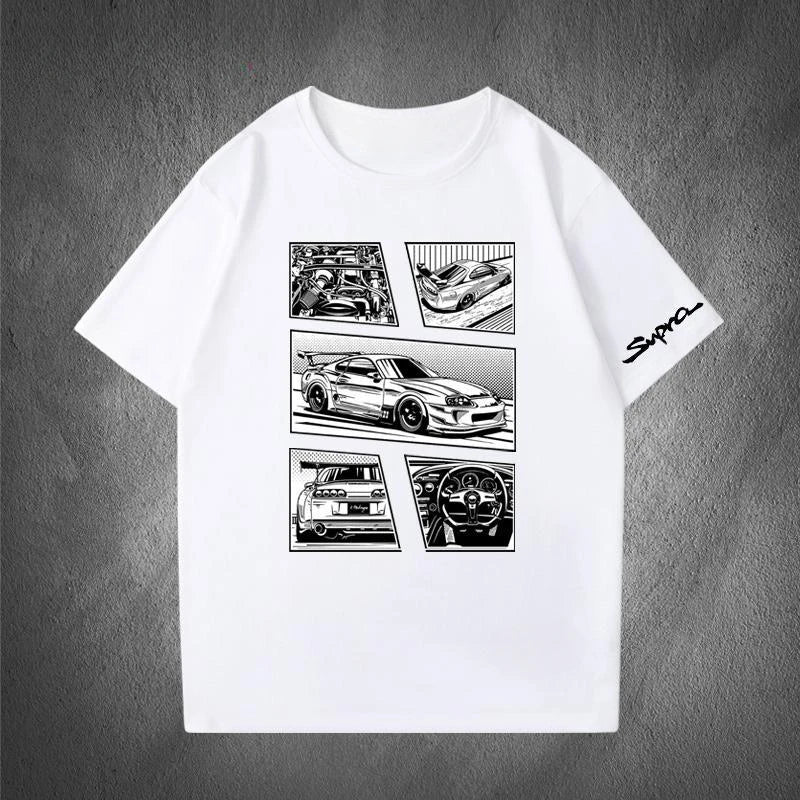 Japanese Performance Car Short - sleeved T-shirt - Shopping Time Australia - T-Shirts