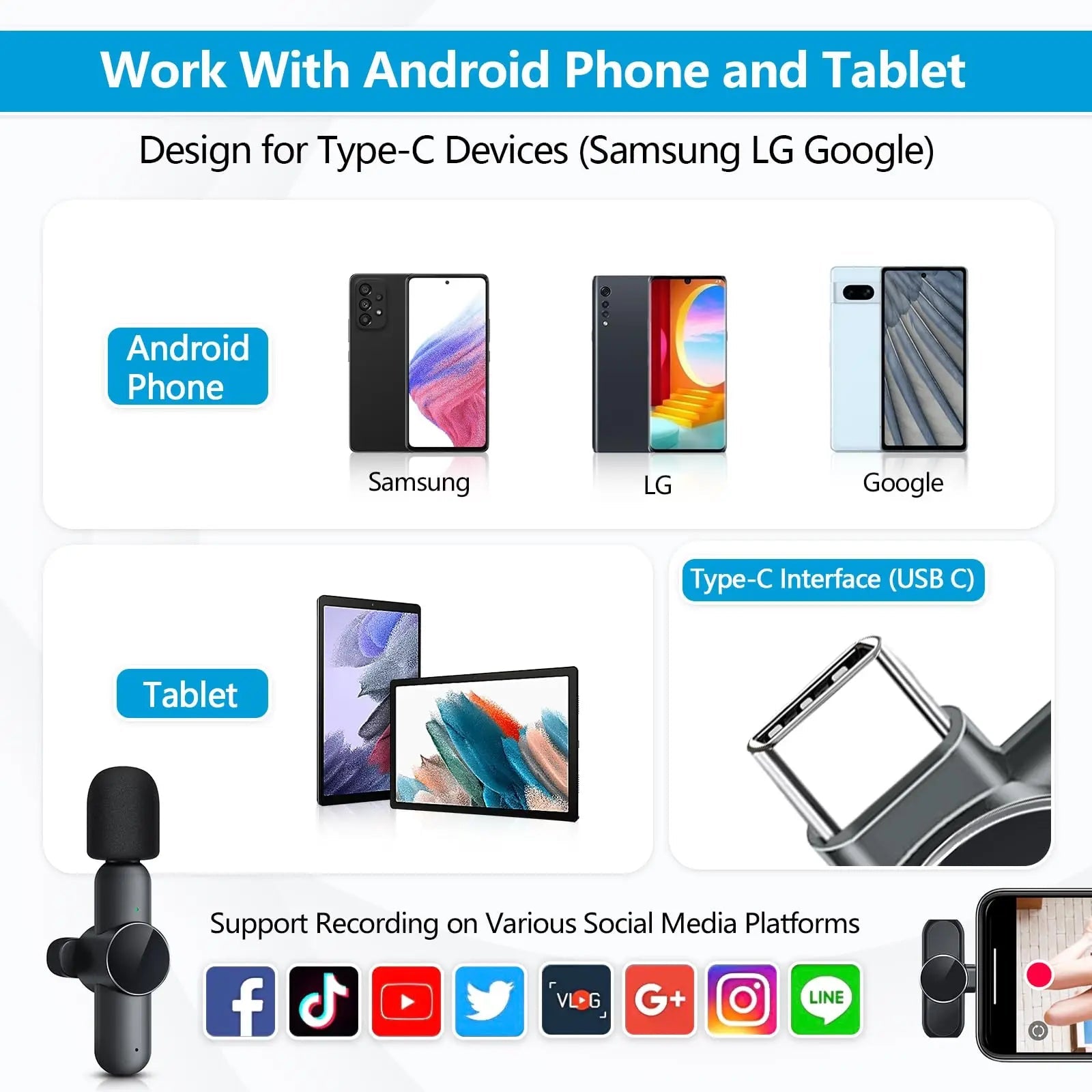 JOCEEY K3 Wireless Lavalier Microphones - Shopping Time Australia - Microphones
