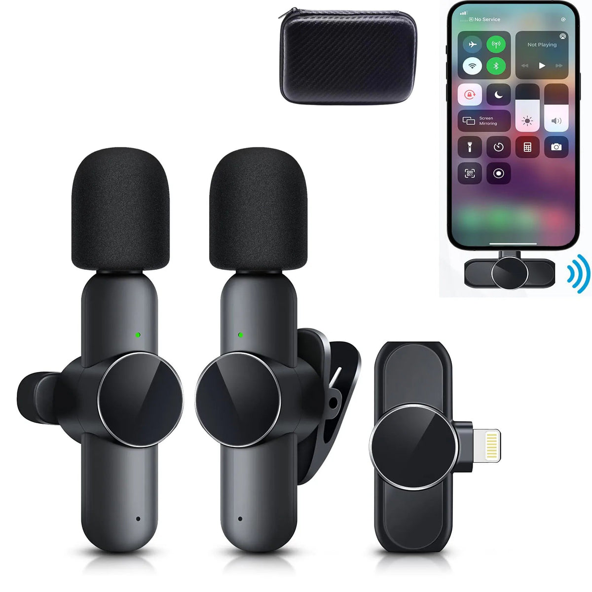 JOCEEY K3 Wireless Lavalier Microphones