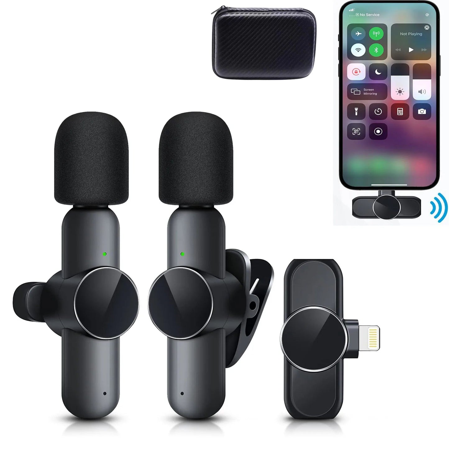 JOCEEY K3 Wireless Lavalier Microphones - Shopping Time Australia - Microphones