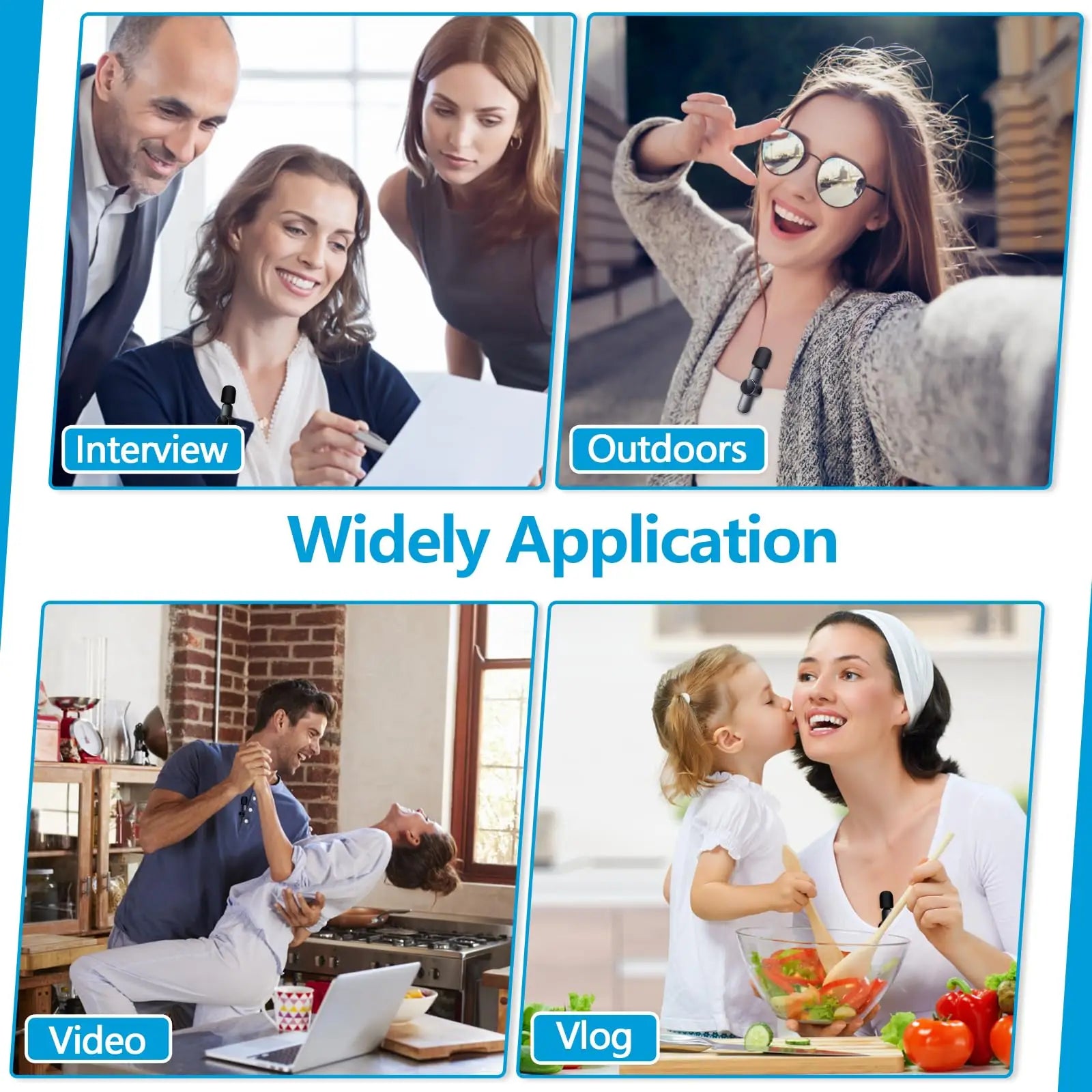 JOCEEY K3 Wireless Lavalier Microphones - Shopping Time Australia - Microphones