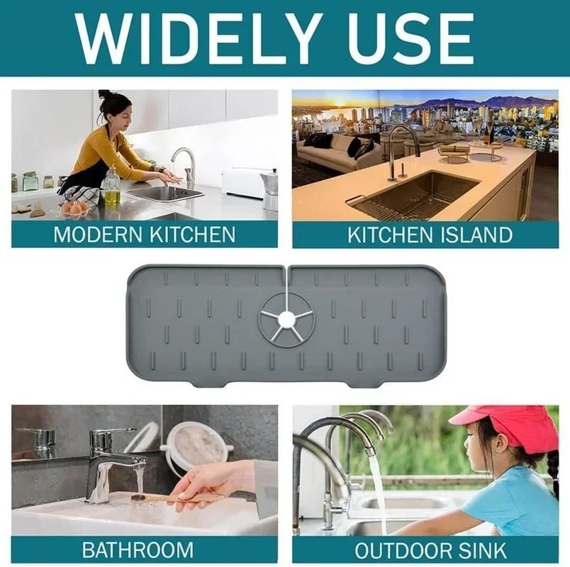 Kitchen Silicone Faucet Absorbent Mat - Shopping Time Australia
