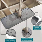 Kitchen Silicone Faucet Absorbent Mat - Shopping Time Australia