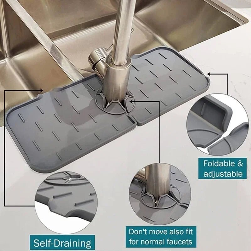 Kitchen Silicone Faucet Absorbent Mat - Shopping Time Australia