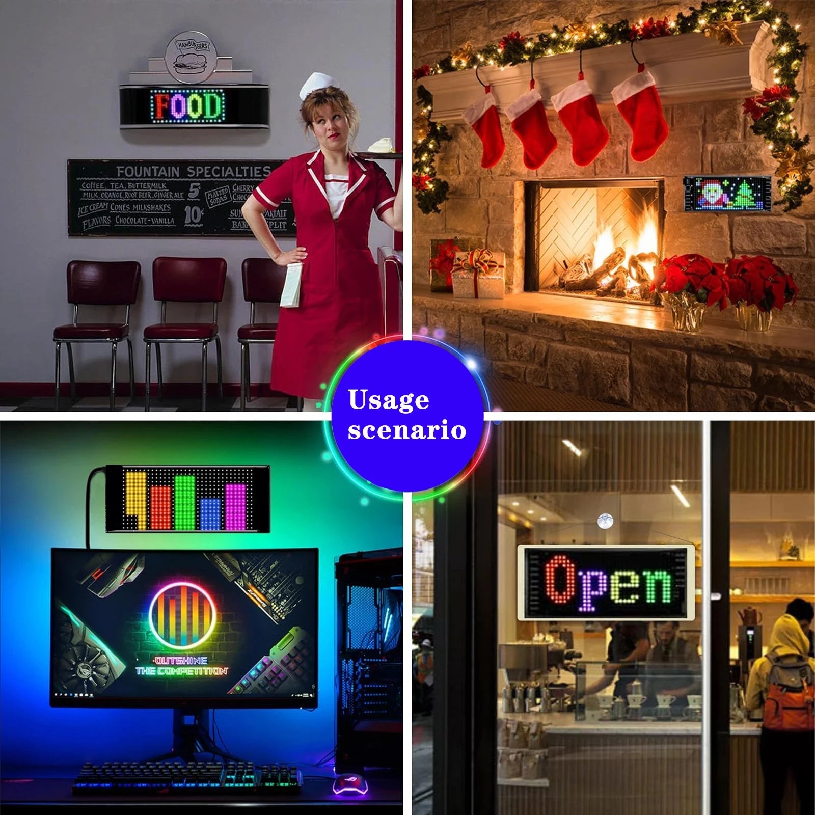 LED Rectangular Display Light - Shopping Time Australia