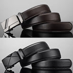 Men's Luxury Leather Automatic Belt - Shopping Time Australia