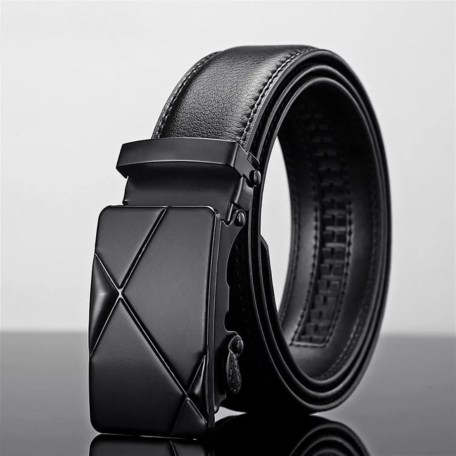 Men's Luxury Leather Automatic Belt - Shopping Time Australia