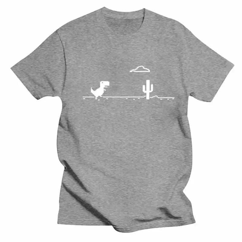 Mosaic Game Cactus Little Dinosaur Men T-Shirts - Shopping Time Australia - T-Shirts