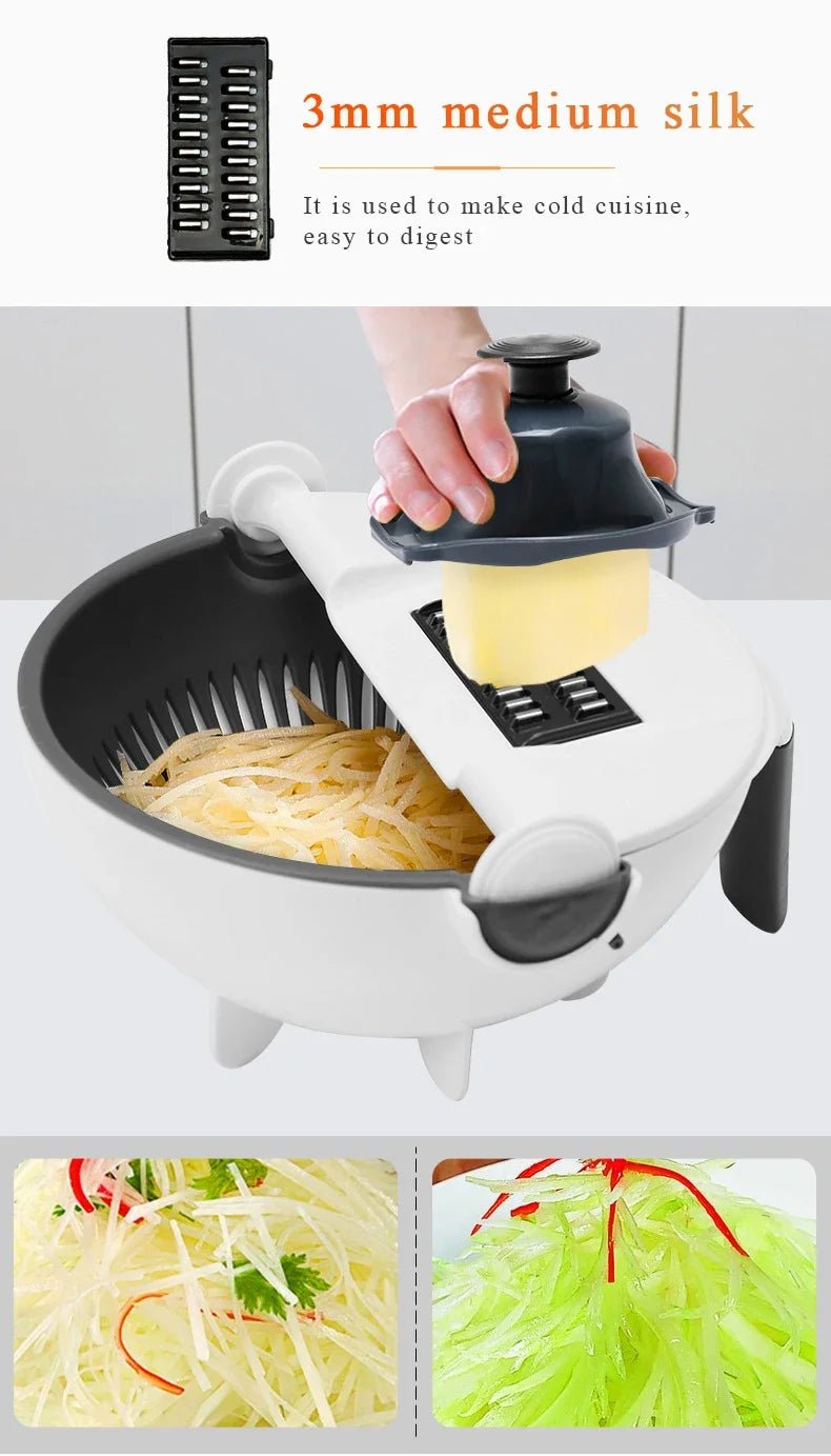 Multifunctional Vegetable Cutter Vegetable Slicer Household Potato Slicer Potato Chip Slicer Radish Kitchen Tool Kitchen Product - Shopping Time Australia - 