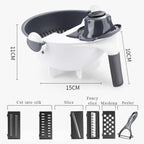 Multifunctional Vegetable Cutter Vegetable Slicer Household Potato Slicer Potato Chip Slicer Radish Kitchen Tool Kitchen Product - Shopping Time Australia - 