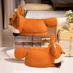 Plush Fox Home Slippers - Shopping Time Australia