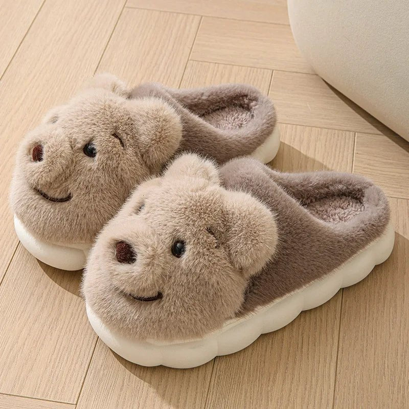 Plush Fox Home Slippers - Shopping Time Australia