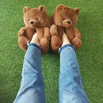 Plush Fox Home Slippers - Shopping Time Australia