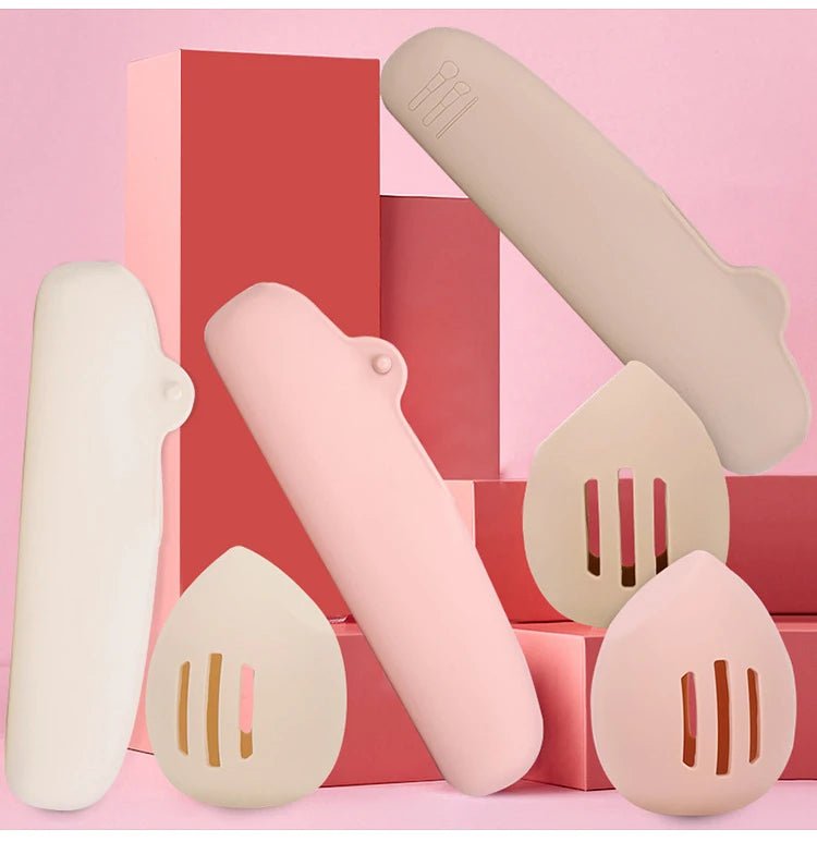 Portable Makeup Sponge Holder Travel - Shopping Time Australia - Make up Accessories