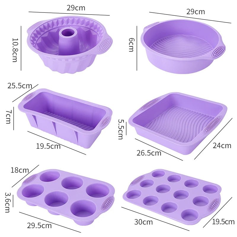 Purple Silicone Baking Mould - Shopping Time Australia
