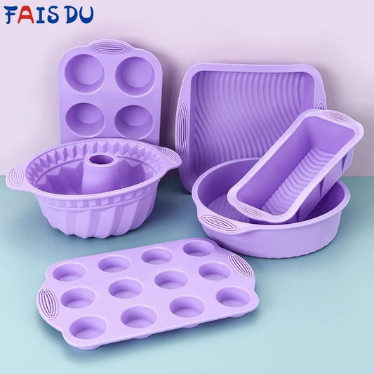 Purple Silicone Baking Mould - Shopping Time Australia