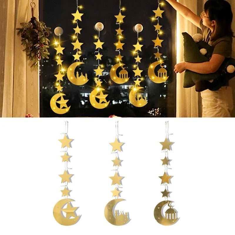 Ramadan - Eid Moon Star Light Decoration - Shopping Time Australia