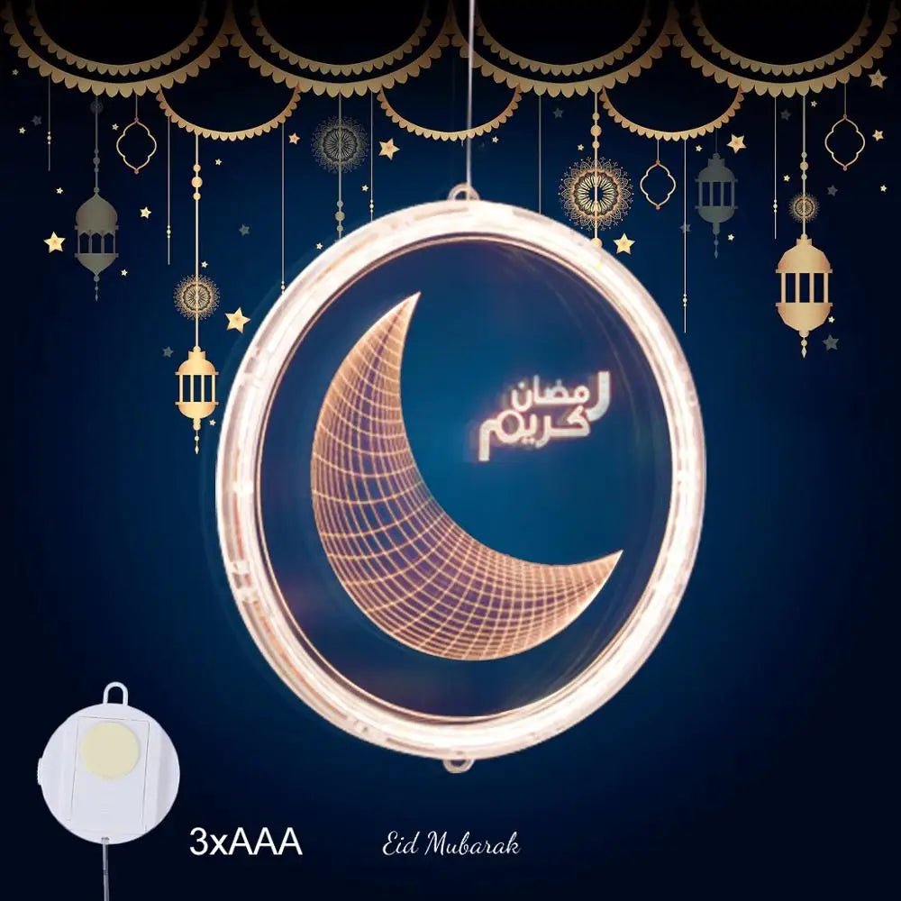 Ramadan - Eid Moon Star Light Decoration - Shopping Time Australia