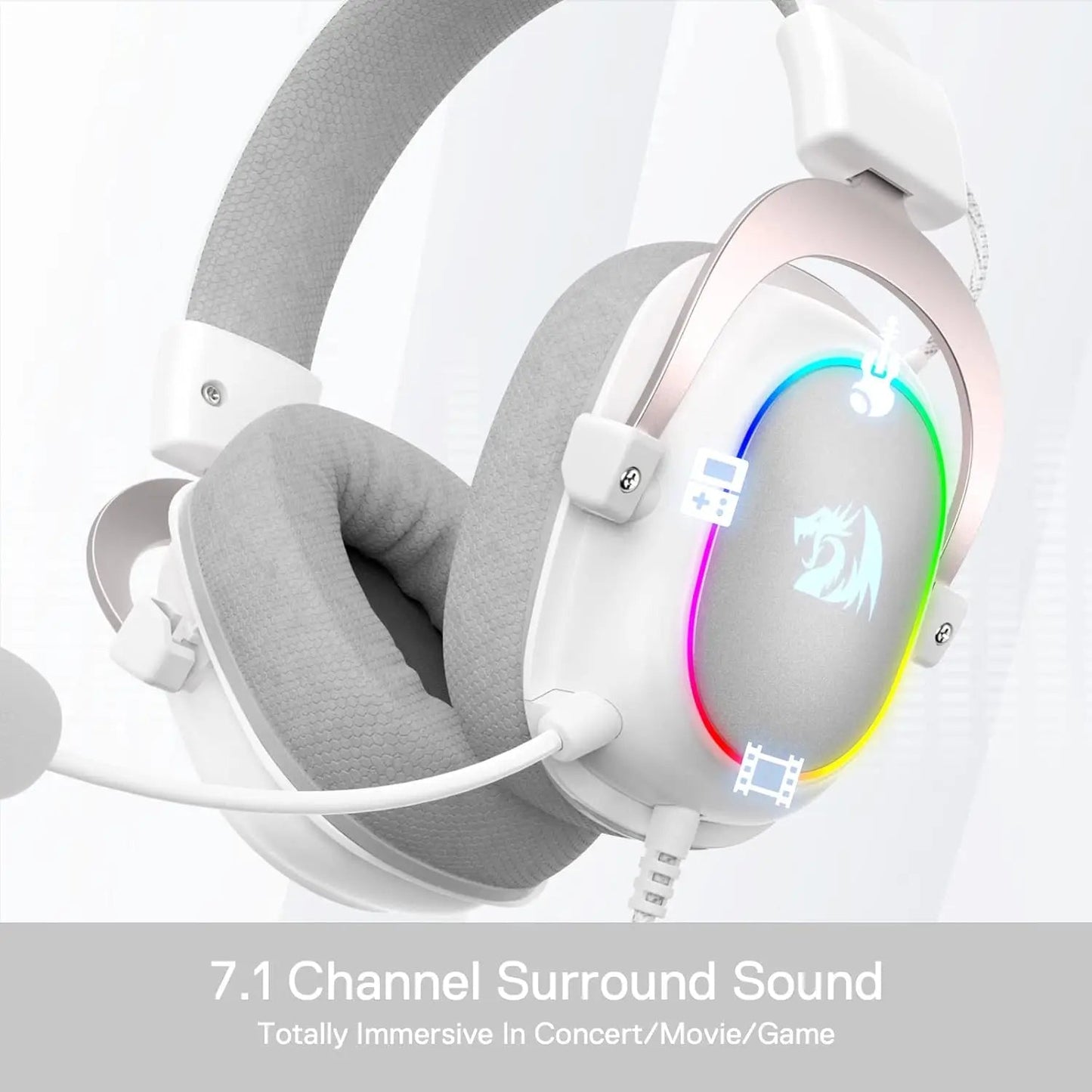 Redragon H510 Zeus - X RGB Wired Backlit Gaming Headset - Shopping Time Australia