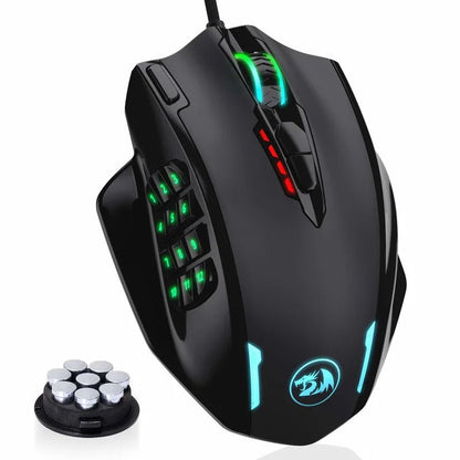 Redragon M908 Gaming Mouse Wired Gaming Mouse 12400 DPI - Shopping Time Australia