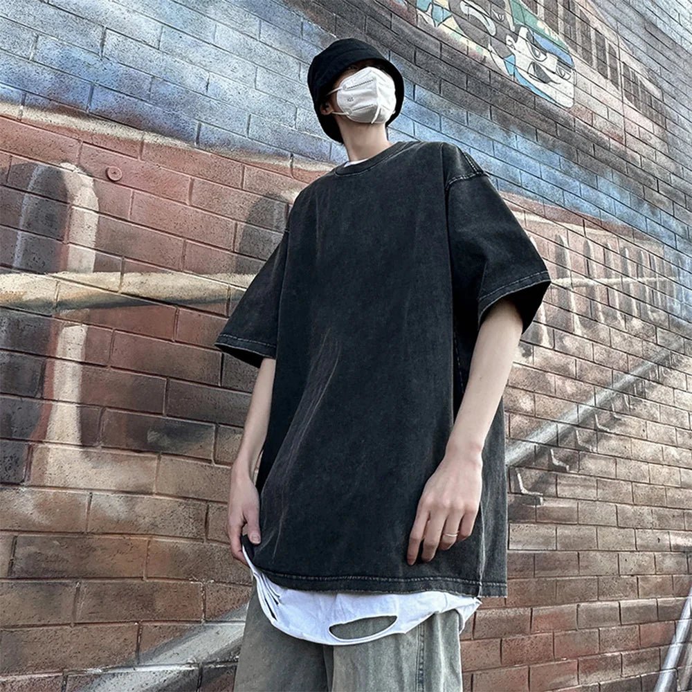 Retro T-shirt Drop - shoulder Sleeve Unisex - Shopping Time Australia - T-Shirts