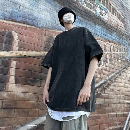 Retro T-shirt Drop - shoulder Sleeve Unisex - Shopping Time Australia - T-Shirts