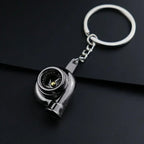 Silver Colour Turbo Keychain - Shopping Time Australia