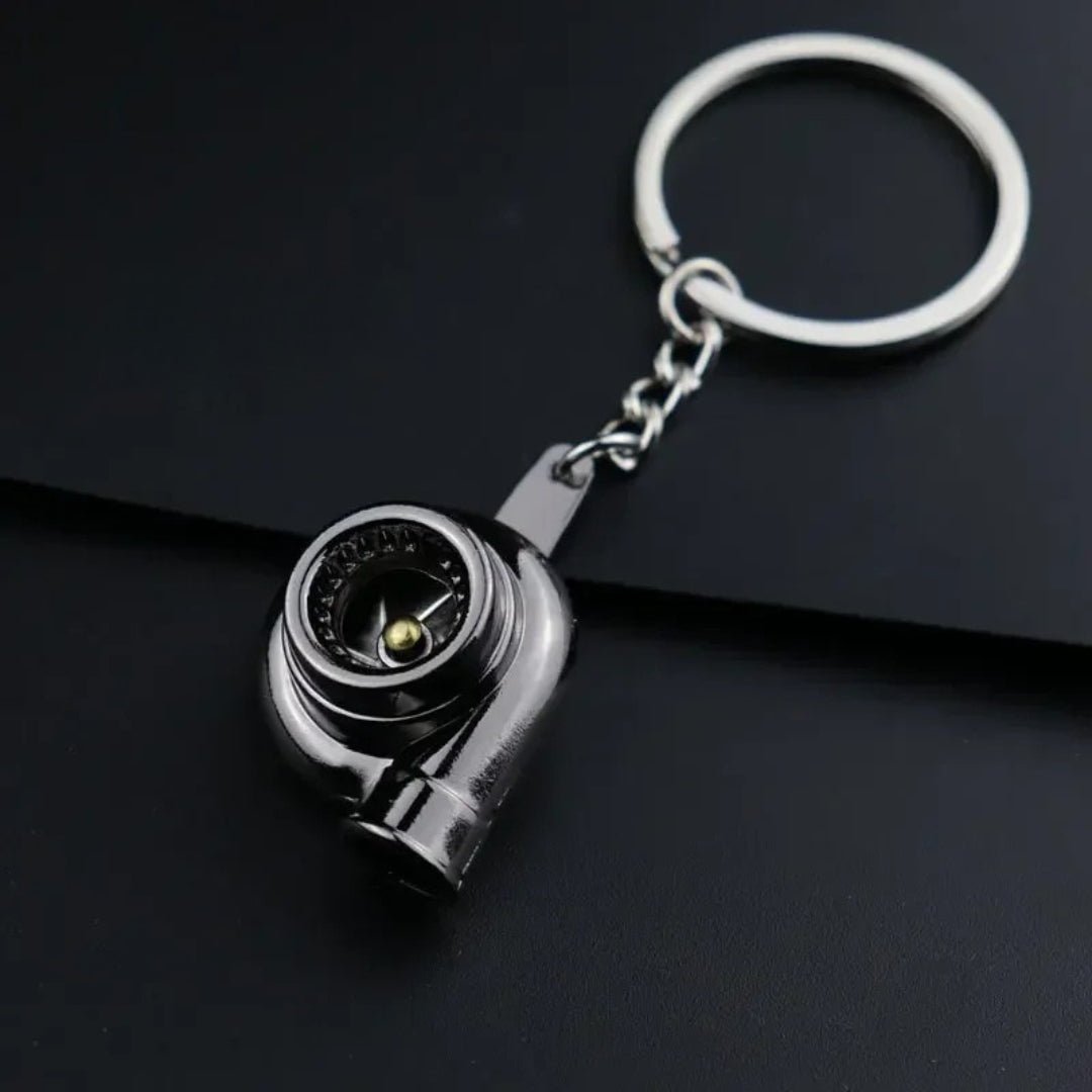 Silver Colour Turbo Keychain - Shopping Time Australia