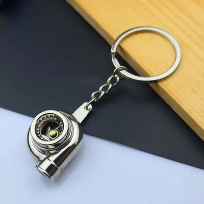 Silver Colour Turbo Keychain - Shopping Time Australia