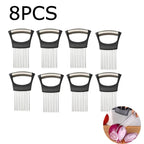 Stainless Steel Onion Cutter Holder - Shopping Time Australia