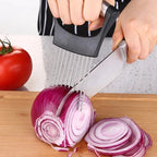 Stainless Steel Onion Cutter Holder - Shopping Time Australia