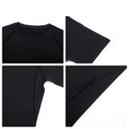 T Shirt Fitness Tight Short Sleeve Tshirt Sportswear - Shopping Time Australia - 