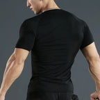 T Shirt Fitness Tight Short Sleeve Tshirt Sportswear - Shopping Time Australia - 