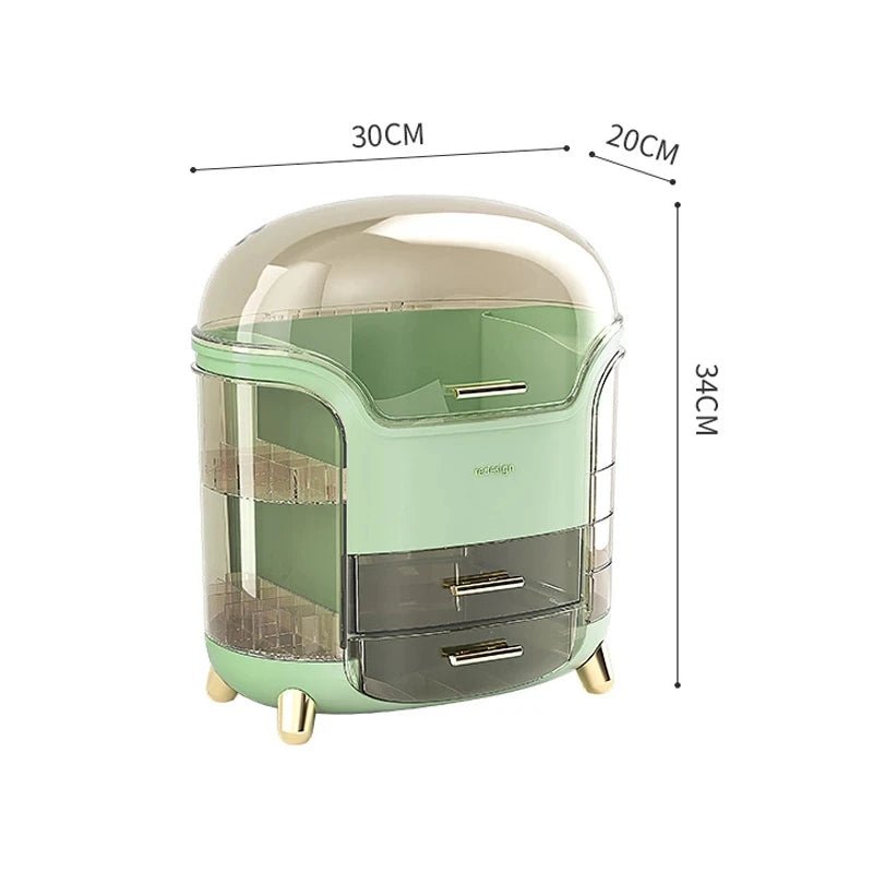 Transparent Makeup Organiser Box - Shopping Time Australia