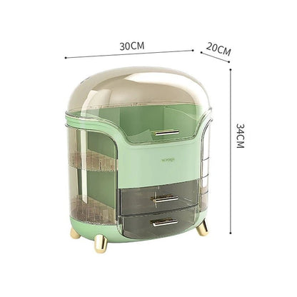 Transparent Makeup Organiser Box - Shopping Time Australia