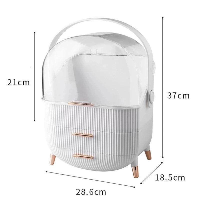 Transparent Makeup Organiser Box - Shopping Time Australia