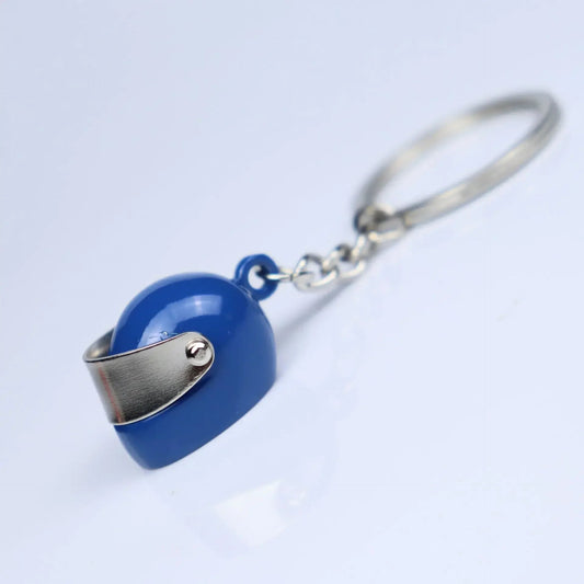 Turbo King Helmet Blue Keychain - Shopping Time Australia