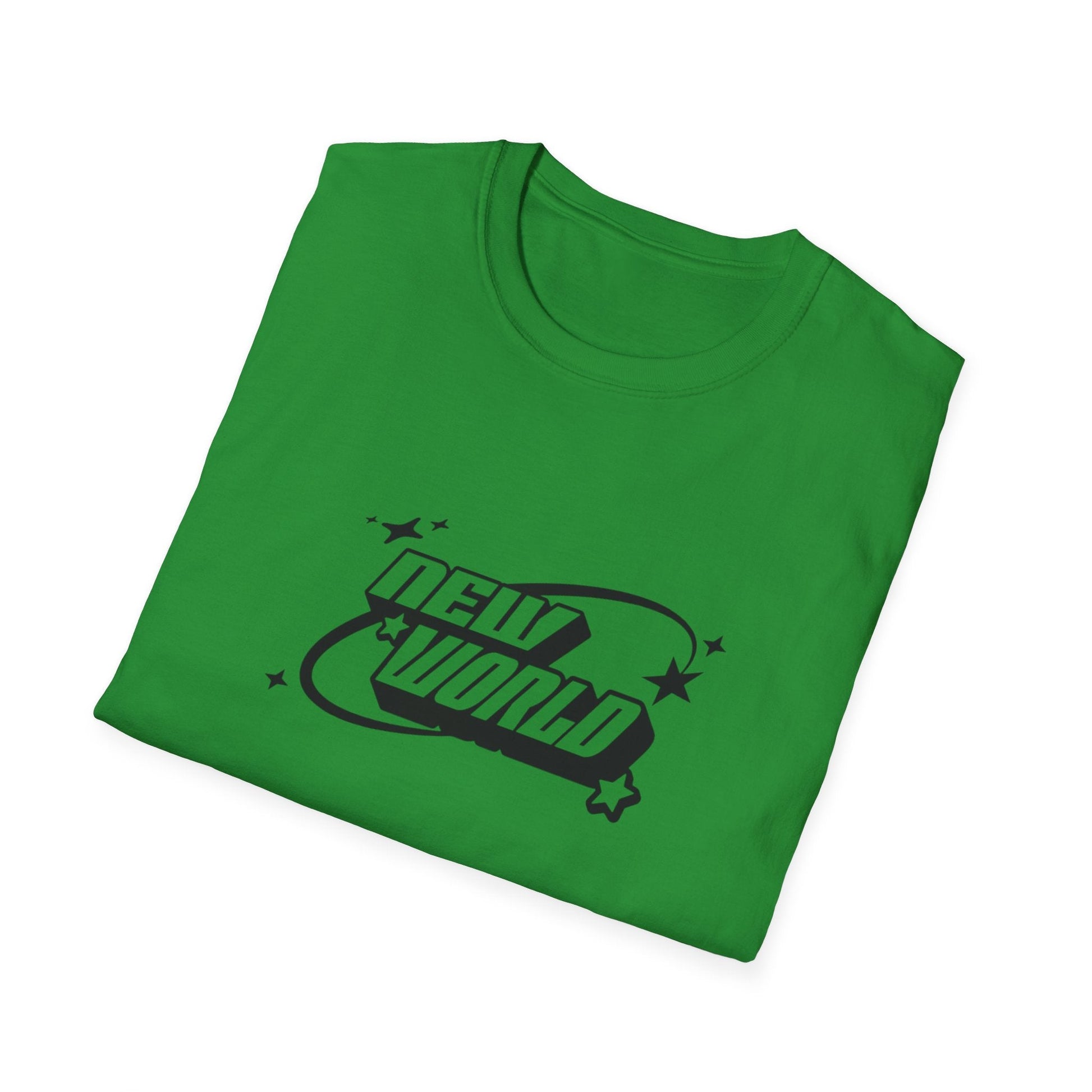 Unisex Softstyle T-Shirt - 'New World' Graphic Tee for Trendsetters and Dreamers - Shopping Time Australia - T-Shirt