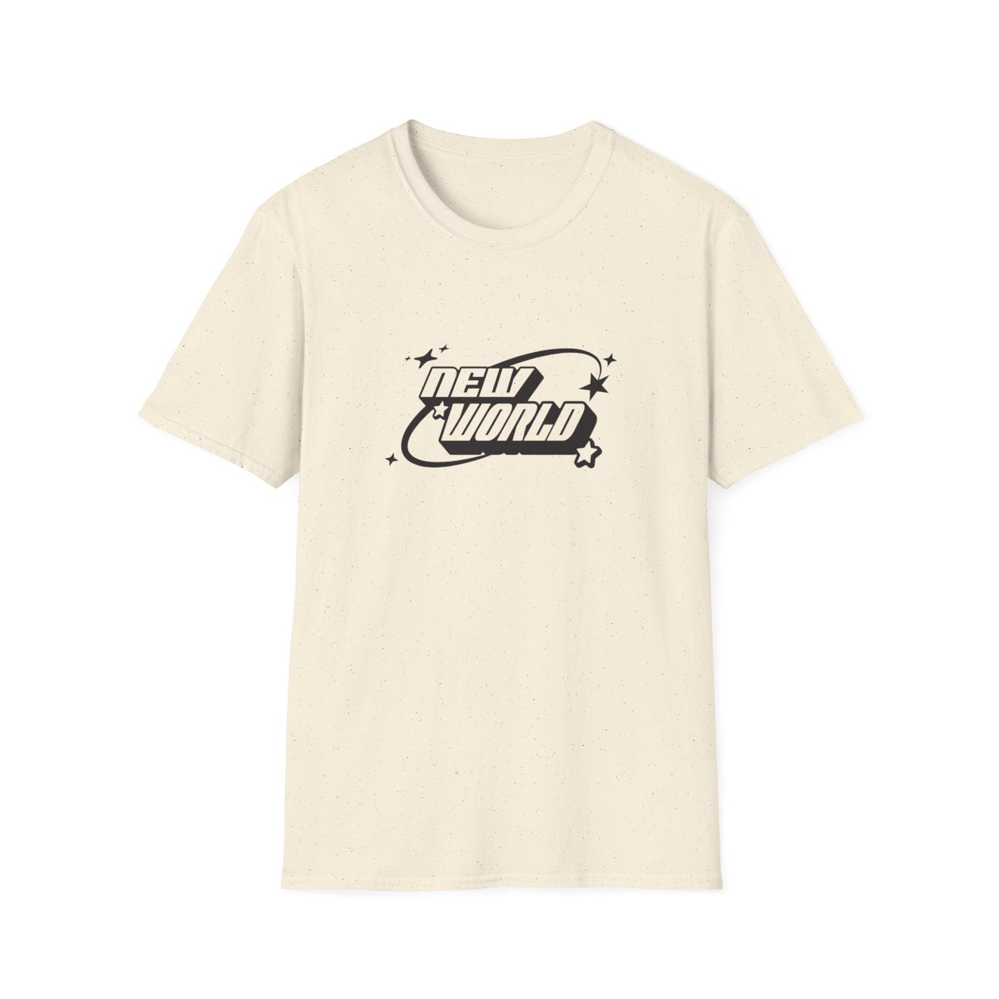 Unisex Softstyle T-Shirt - 'New World' Graphic Tee for Trendsetters and Dreamers - Shopping Time Australia - T-Shirt