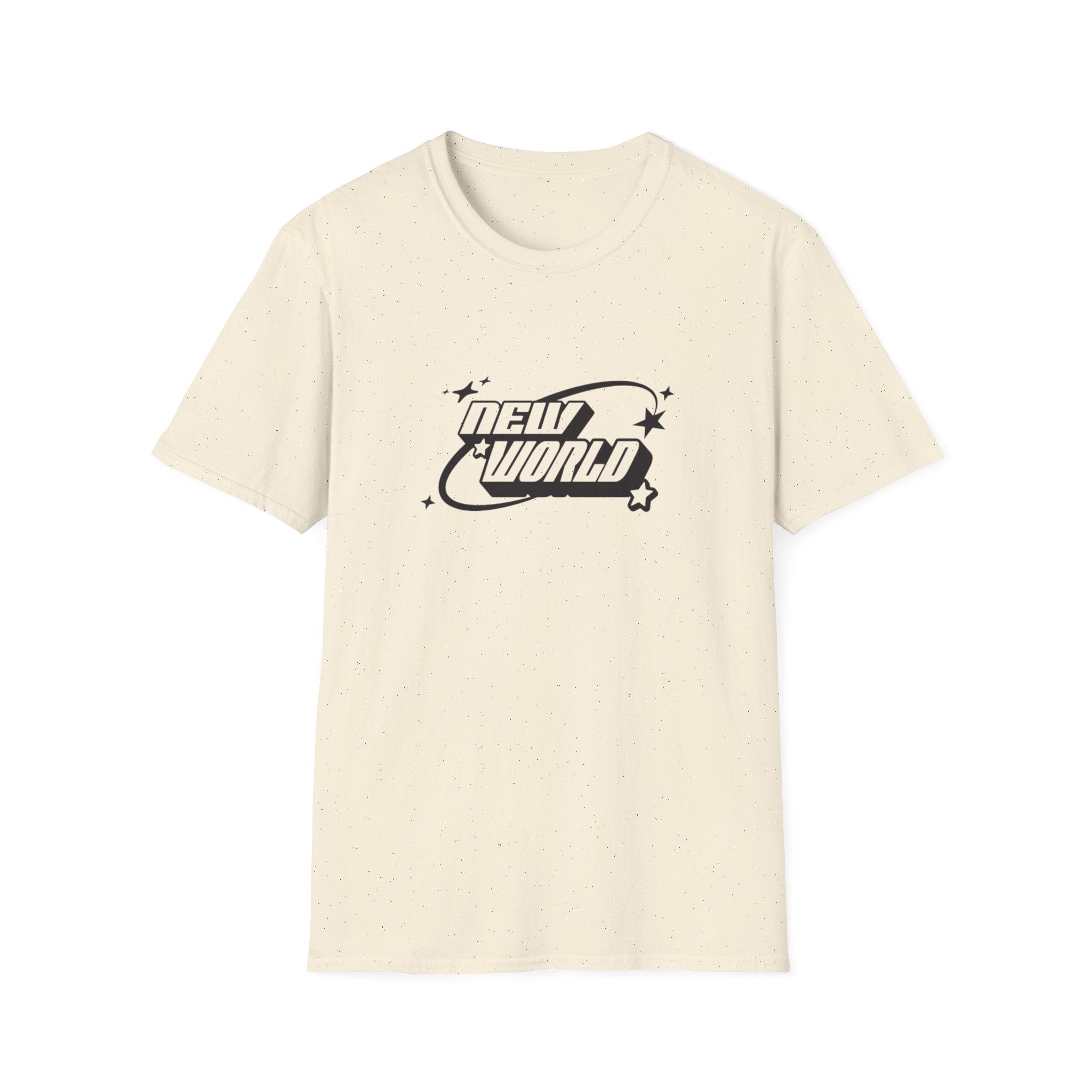 Unisex Softstyle T-Shirt - 'New World' Graphic Tee for Trendsetters and Dreamers - Shopping Time Australia - T-Shirt