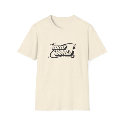 Unisex Softstyle T-Shirt - 'New World' Graphic Tee for Trendsetters and Dreamers - Shopping Time Australia - T-Shirt