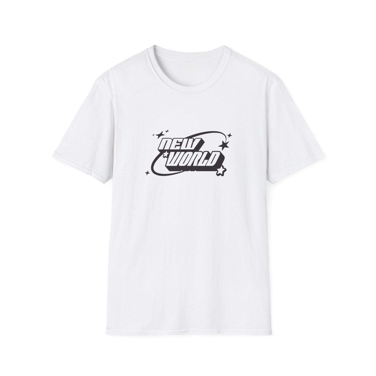 Unisex Softstyle T-Shirt - 'New World' Graphic Tee for Trendsetters and Dreamers - Shopping Time Australia - T-Shirt