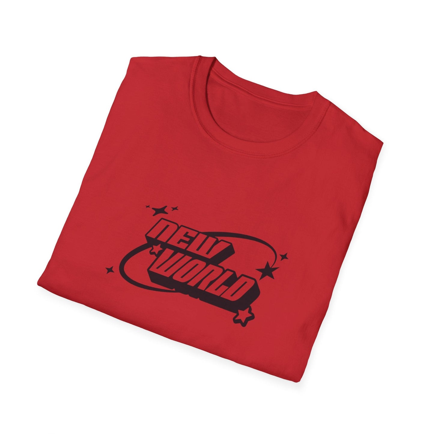 Unisex Softstyle T-Shirt - 'New World' Graphic Tee for Trendsetters and Dreamers - Shopping Time Australia - T-Shirt