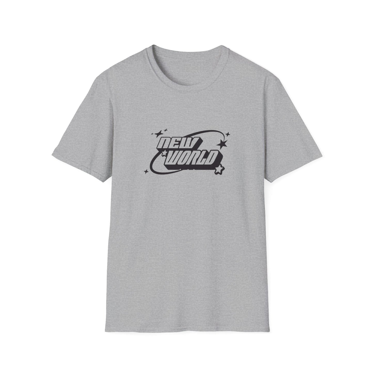 Unisex Softstyle T-Shirt - 'New World' Graphic Tee for Trendsetters and Dreamers - Shopping Time Australia - T-Shirt