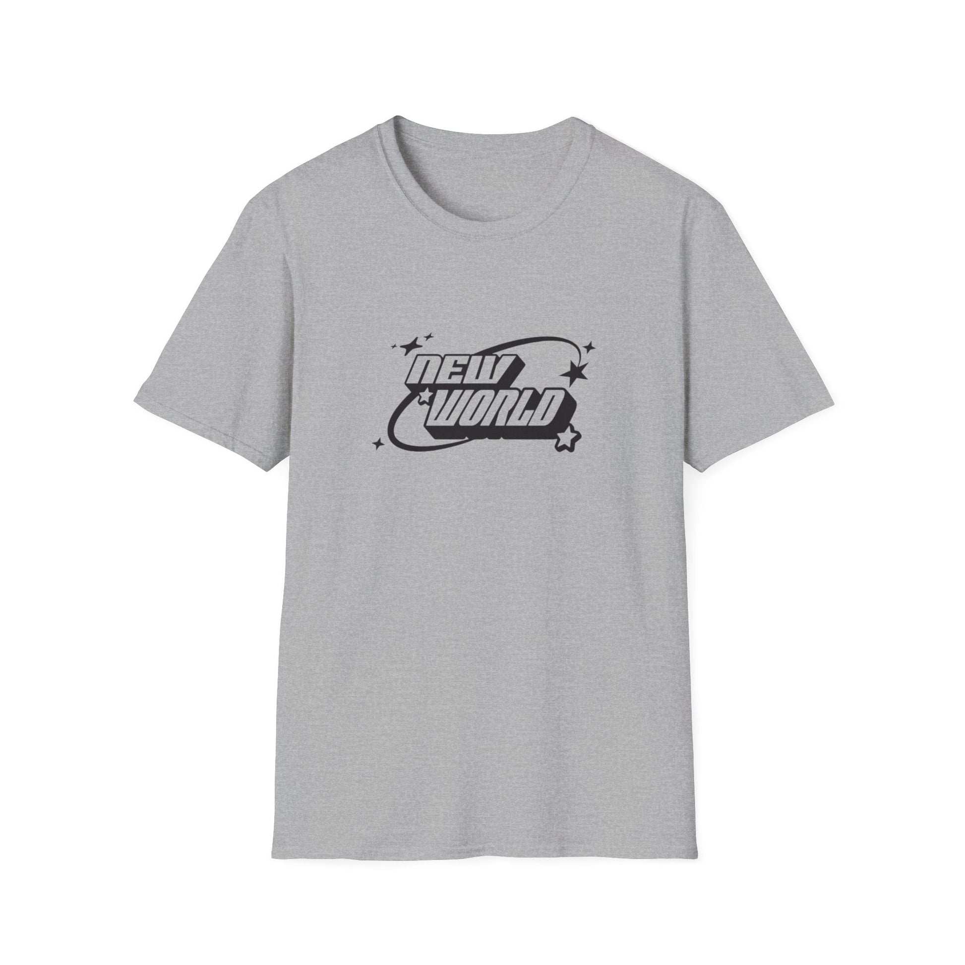 Unisex Softstyle T-Shirt - 'New World' Graphic Tee for Trendsetters and Dreamers - Shopping Time Australia - T-Shirt